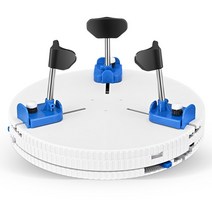 도자기물레 도예배우기 물레체험 휠 클립 도구 세라믹 트림 홀더 클립 센터 휠 플라스틱, 하얀