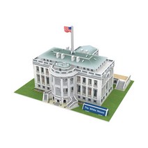 퍼즐피플 3D종이/우드락 입체모형퍼즐, 3D우드락 백악관 (The White House), 56조각p