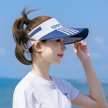 반야스토리 여름 썬 스크린 캡 비치모자 슬라이드챙 자외선 차단 골프 스포츠 야외스포츠