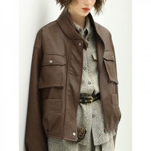 109799 COCOBELLA 멋쟁이 프로필 오토바이 재킷 시원하고 잘 생긴 여피 스타일 짧은 PU 가죽 재킷 CT1290