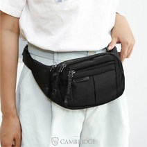 잭오브캠브릿지 남여 공용 빅사이즈 힙색 크로스백 데일리 여행 가방