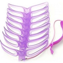 일자 8종 가이트 아치형 틀 아이브로우 눈썹 그리기, 눈썹가이드8종