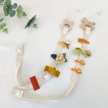 그리다 아기 우드 헤어핀 홀더 스트랩 아기방꾸미기 머리핀정리대 아이방소품, 1.목마
