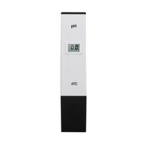 PH측정기 pH 미터 0.01 수족관 수영장용 0-14 측정 범위의 고정밀 수질 테스터, atc가 있는 흰색