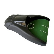 퍼팅연습 골프 퍼팅 매트 실내 mazel golf return putting mat, 검은 색