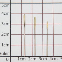 로스킨 가죽공예 슬림 둥근바늘 3종 20개 1세트, 대
