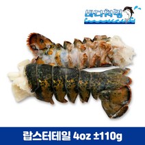 랍스터테일 바닷가재꼬리 1개 냉동 110g내외 캐다나산