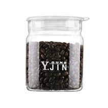 원두보관통 분쇄커피 가루 밀폐용기 유리병 400ml