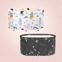1인용 가정용 미니 타원형 반신욕 사우나 접이식 간이 이동식 홈 욕조, 블랙