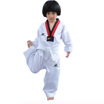 태권도 겨루기 용품 블랙 유니폼 도복 옷 벨트, [03] white