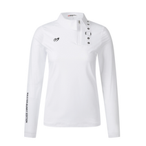 마스터바니신세계강남점최초가:238000화이트 여성 사선 카라 티셔츠 421B2TO055_WH 782086