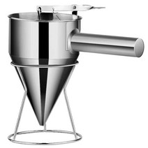 붕어빵 크림 주입기 제빵 수동 주입 도구 호두과자, 작은 8mm 구멍-600ML