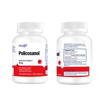 폴리코사놀 콜레스테롤 서포트 20mg 100베지캡슐 균형 쿠바 사탕수수 옥타코사놀 머스핏