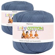 베이비코튼 뜨개실 2p, 36 프랜치, 2개