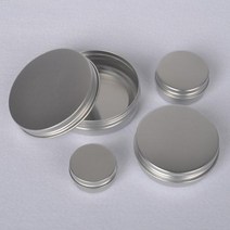 원형 틴 케이스 포카 머리끈 립밤 실핀 면봉 정리함 공캔 천연립밤만들기 빈캔 양철통 다용도케이스 틴케이스제작 팬트리정리함 틴케이스퍼즐 립밤만들기, 15g