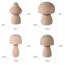 키덜트 목각 인형가구 돌하우스 diy 미니어쳐 쇼파 테이블 옷장 탁상나무 버섯 세트 자연 미완성 DIY 공예, 01 PINE