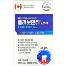 뼈와 치아형성에 필요한 플라보덴티 포르테 (1530mg x 60정 x 2박스)