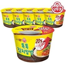 MIK 오뚜기 컵밥 톡톡 김치알밥 222g x 6개, 단일옵션