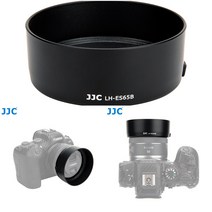 [JJC] 캐논 RF 50mm f1.8 STM 카메라 렌즈 후드 ES-65B, LH-ES65B 블랙, 1개