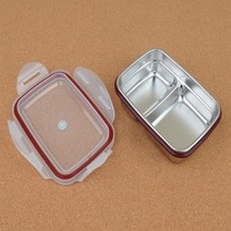 스텐 사각 도시락통 원형 반찬통 밀폐용기, 1, 랜덤원형5호