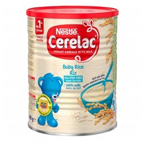 네슬레 쎄레락 베이비 밀 라이스 이유식 분유 6개월+ 400g x 2통 Nestle Cerelac