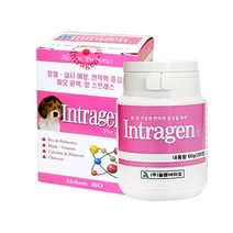 인트라젠 영양제 200정 강아지 고양이 유산균 장건강 126192EA, 제이블루 본상품선택