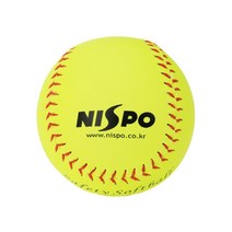 니스포 일반 연습구 안전공 소프트볼 연습용야구볼 야구시합구 야구연습용품 연습용야구공 야구훈련볼 야구, 1개, 없음