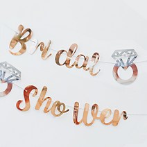 셀프 브라이덜샤워 브샤 가랜드 브라이덜샤워장식, 1개