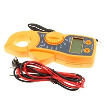 전류계 후크메타 테스터기 클램프 디지털 백라이트 멀티 미터 LCD AC/DC 전류계 전압계 옴 트랜지스터 테스, [03] YELLOW, 03 YELLOW