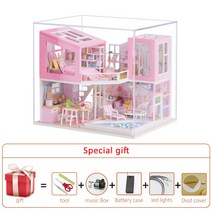 미니어처 아파트 모형 diy 하우스 미니어쳐하우스 diy 하우스 만들기 미니어쳐 오르골 아이엠미니 뉴 Diy House 미니 인형 집 키트 크리스마스 카니발 건축 모형실 상자 나무, 방-017