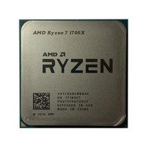 AMD Ryzen 7 1700X R7 3.4 GHz 8 코어 CPU 프로세서 YD170XBCM88AE 소켓 AM4 중고