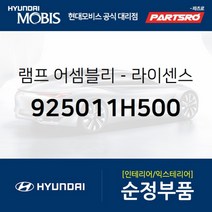 차량번호판등 번호등 넘버등 램프 좌측 (925011H500)-현대모비스 부품 공식대리점 온라인쇼핑몰 파츠로