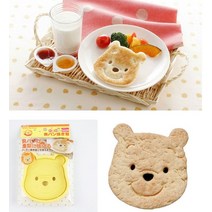 푸우 모양틀 식빵 쿠키틀 커터 치즈 햄 커팅기 메이커 도시락 1810