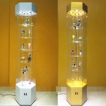 아크릴 피규어장 선반 디스플레이 쇼케이스 진열장, 1.3미터+금