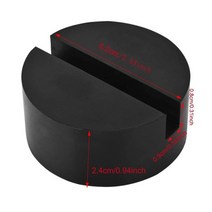차량용리프트 카리프트 유압기 작키 car lift jack 스탠드 고무 패드 black rubber slotted floor jack pad, 유형 2