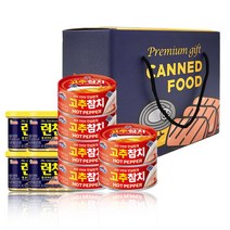 (올따옴) 사조고추참치135g 6개+롯데런천미트 200g 4개 선물세트, 1개