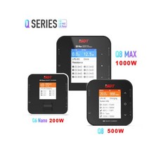 배터리 밸런스 충전기 Lilon LiPo LiHV NiMH Pb RC ISDT Q8 MAX 1000W 30A / Q8 500W 20A 2-8S / Q6 Nano, 01 Q6 NANO 200W