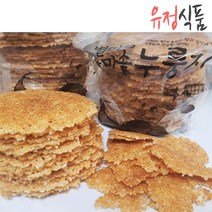 [유정식품]무료배송 황동판으로 구워저 더욱 맛잇는 별미 가마솥 누룽지 1kg +(고소한 볶음땅콩30g 1봉 증정), 8봉