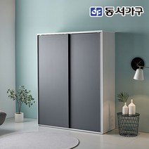 동서가구 네오 슬라이딩 댐핑도어 옷장 라비오 1200 NES437, 네이비