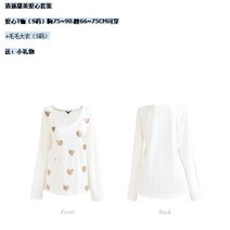 인형 핑크 부시 두꺼운 숏타입 퍼칼라 스웨터 여성반코트