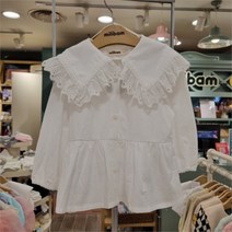 밀리밤 22가을 프릴카라 우븐 블라우스 MLBW22851