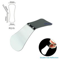 치과 교정 양면 거울 반사경 치과 구강 내 스테인레스 스틸 오토 클레이브 치과 사진 거울, FC2-S