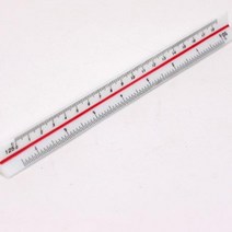 저배율 제도 도면 삼각 스케일 자