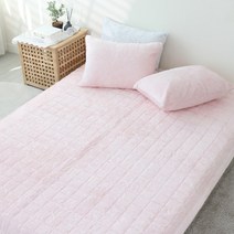 (주)이솔홈 이솔홈 스무디 5mm 착번 극세사 카페트 침대패드 SS, 옵션선택