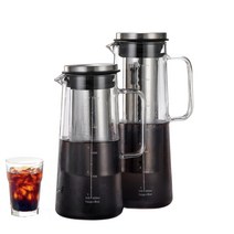 ANKRIC 콜드브루 커피메이커 콜드브루 커피포트 가정용 드립커피 유리포트 1.4L, 1400ML, 1400ml