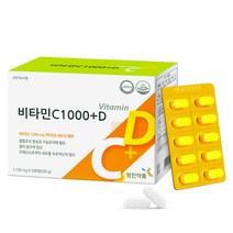 영진약품 비타민C 1000mg 플러스비타민D 200정 비타민씨 비타민디 영양제, 1개