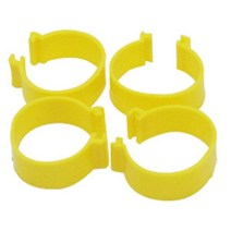 내경 25mm 가금류 발 링 버클 타입 클립 30 개 닭 오리 거위 터키 농업 장비, [05] YELLOW, [01] Inner diameter 25mm