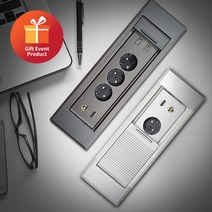 삼일공 빌콘 롤러블 멀티 LAN HDMI 2구 3구 슬라이딩콘센트 모음, A_롤러블 멀티2구/실버_BBS621+케이블타이