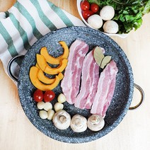 천연 곱돌 구이용 돌판 100% 국산 곱창 소고기 삼겹살 불판, 곱돌 볼록 돌구이판 28cm