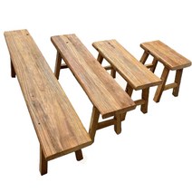 벤치소파 야외 테이블 고재 원목 의자 긴의자 빈티지, 120X26X45